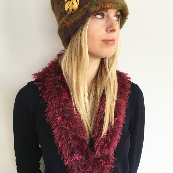 Handmade Luxury Statement Scarf (K10-12H) - Picture 5 of 7